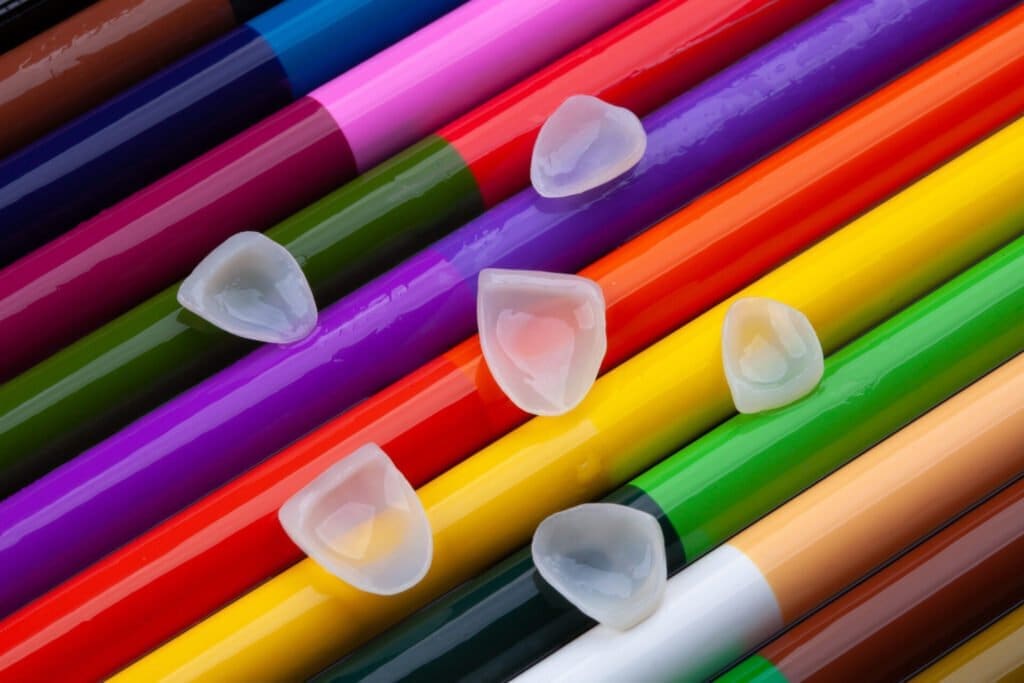 Lente de Contato Dental lapis cor